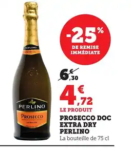 Maximarché PERLINO Prosecco doc extra dry offre