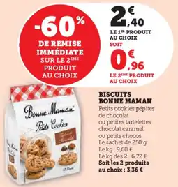 Hyper U Biscuits bonne maman offre
