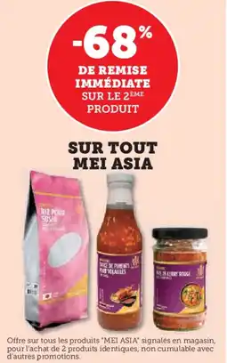 Hyper U SUR TOUT MEI ASIA offre