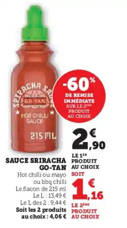 Hyper U Sauce sriracha go-tan offre