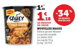 Hyper U Nouilles maggi offre