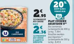 Hyper U Plat cuisine asiatique u offre