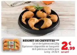 Hyper U Beignet de crevettes offre