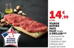 Hyper U Viande bovine faux a griller offre