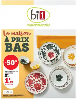 Bi1 Gamme vaisselle capucine offre