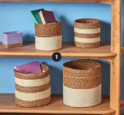 Bi1 Panier bicolore jute offre