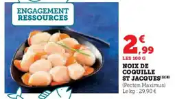 Hyper U Noix de coquille st jacques offre