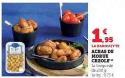 Hyper U Acras de morue creole offre