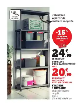 Bi1 Etagere 5 niveaux offre