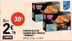 E.Leclerc CORDON BLEU DE SAUMON MSC SURGELÉ “GIMBERT” offre