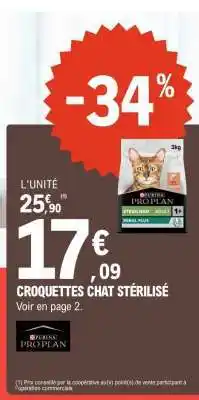 E.Leclerc CROQUETTES CHAT STÉRILISÉ offre