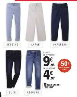 E.Leclerc JEAN ENFANT TISSAIA offre