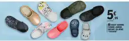 E.Leclerc Sabot Homme Femme Junior Enfant ou Bébé 'TISSAIA' offre