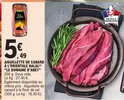 E.Leclerc AIGUILLETTE DE CANARD À L'ORIENTALE HALAL LE DOMAINE D’ANET offre