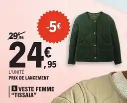 E.Leclerc Veste Femme 'TISSAIA' offre