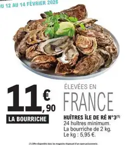 E.Leclerc HUÎTRES ÎLE DE RÉ N°3 offre