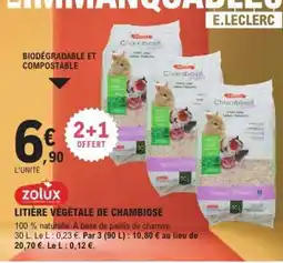 E.Leclerc LITIÈRE VÉGÉTALE DE CHAMBIOSE offre