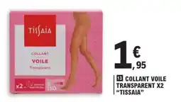 E.Leclerc COLLANT VOILE TRANSPARENT X2 “TISSAIA” offre