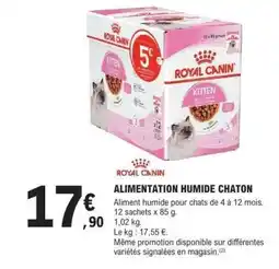E.Leclerc ALIMENTATION HUMIDE CHATON offre