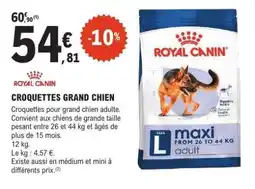 E.Leclerc CROQUETTES GRAND CHIEN offre