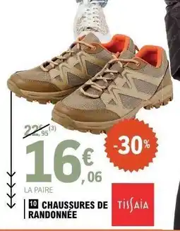 E.Leclerc CHAUSSURES DE RANDONNÉE offre