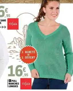 E.Leclerc PULL MANCHES LONGUES offre