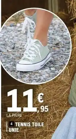 E.Leclerc Tennis Toile Unie offre