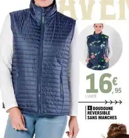 E.Leclerc Doudoune réversible sans manches offre