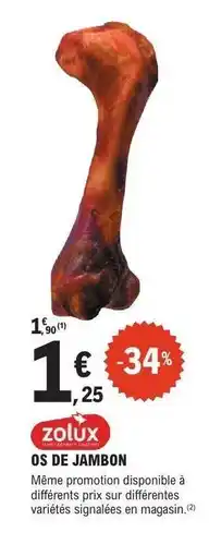 E.Leclerc OS DE JAMBON offre
