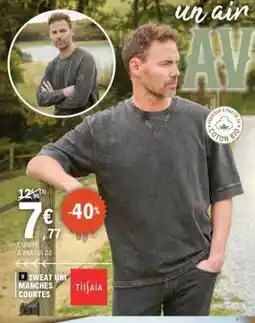 E.Leclerc Sweat uni manches courtes offre