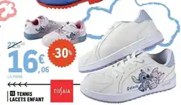 E.Leclerc Tennis Lacets Enfant offre
