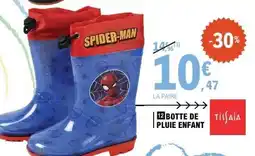 E.Leclerc Botte de pluie enfant offre