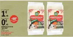 E.Leclerc VERMICELLES DE RIZ SUZI WAN offre