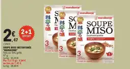 E.Leclerc SOUPE MISO INSTANTANÉE 'MARUKOME' offre