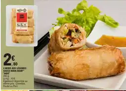 E.Leclerc 4 Nems aux Légumes Sauce Nuoc-Mam offre