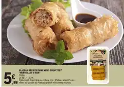 E.Leclerc PLATEAU APÉRITIF MINI NEMS CREVETTE MERVEILLES D'ASIE offre