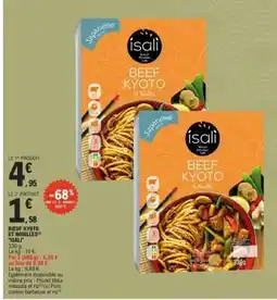 E.Leclerc BEEF KYOTO ET NOUILLES offre