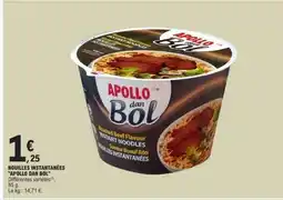 E.Leclerc Nouilles Instantanées 'Apollo Dan Bol' offre