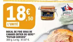 E.Leclerc Bocal de Foie Gras de Canard Entier du Gers 'Paysan Gersois' offre
