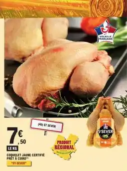 E.Leclerc COQUELET JAUNE CERTIFIÉ PRÊT À CUIRE offre