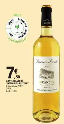 E.Leclerc AOP Jurançon 'Domaine Loustalé' offre