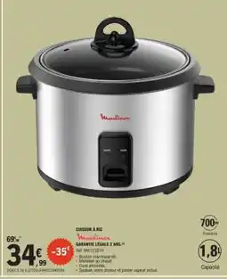E.Leclerc Cuiseur À Riz Moulinex offre