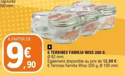 E.Leclerc 6 TERRINES FAMILIA WISS 200 G offre