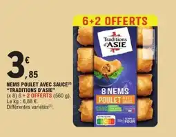 E.Leclerc NEMS POULET AVEC SAUCE offre