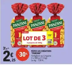E.Leclerc Pâtes Les Créatives 'Panzani' offre