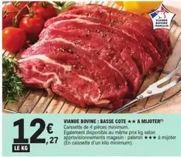 E.Leclerc Viande Bovine: Basse Côte à Mijoter offre
