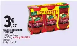 E.Leclerc Sauce Bolognaise Panzani offre