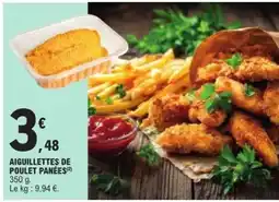 E.Leclerc Aiguillettes de poulet panées offre