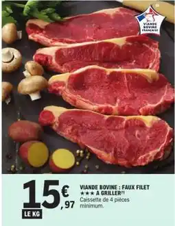E.Leclerc Viande Bovine : Faux-Filet offre
