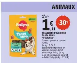 E.Leclerc FRIANDISES POUR CHIEN TASTY MINIS “PEDIGREE” offre